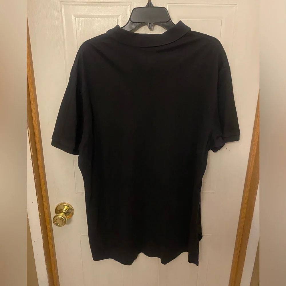 Polo Ralph Lauren Men’s Black Polo with Embroidered Flesh Pony